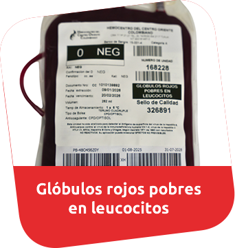 Glóbulos rojos pobres en leucocitos