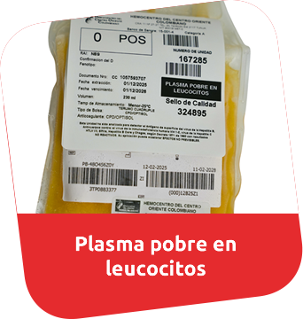 Plasma pobre en leucocitos